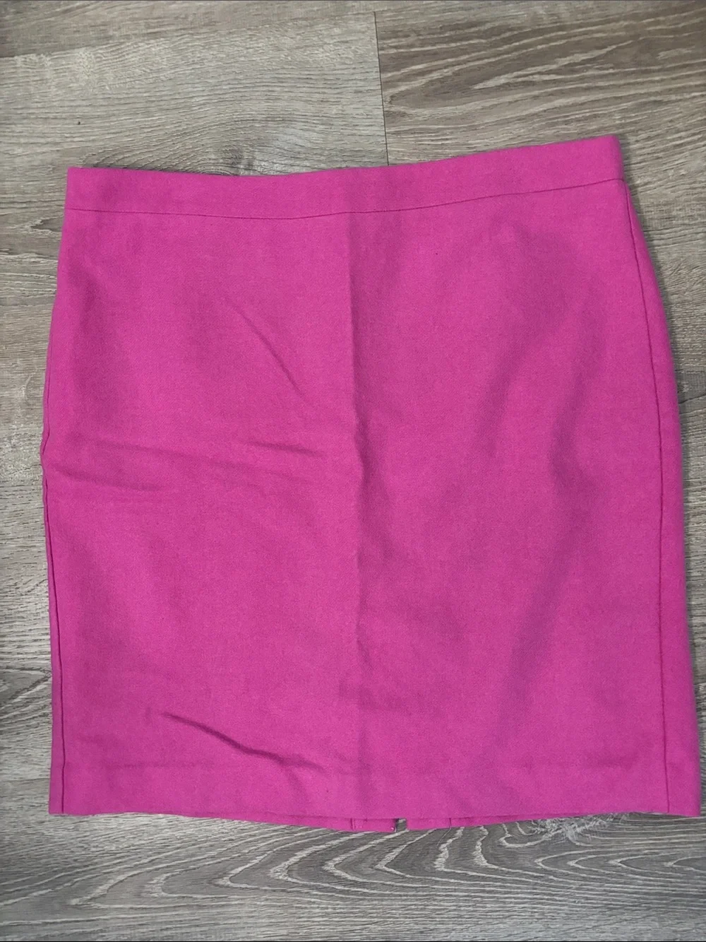 J Crew Women’s Wool Blend Pencil Skirt Size 18 Pink Business Office Slit